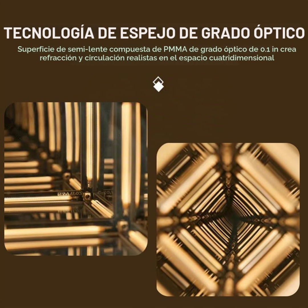 InfinityCube™ — Cubo LED con Efecto Infinito