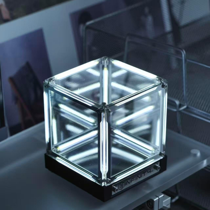 InfinityCube™ — Cubo LED con Efecto Infinito