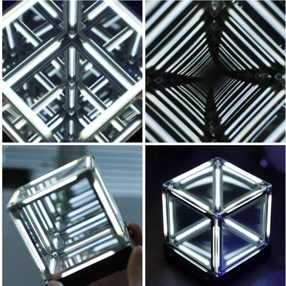 InfinityCube™ — Cubo LED con Efecto Infinito