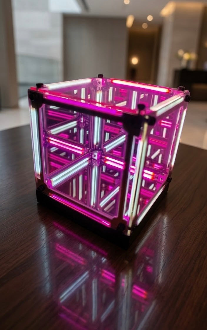 InfinityCube™ — Cubo LED con Efecto Infinito